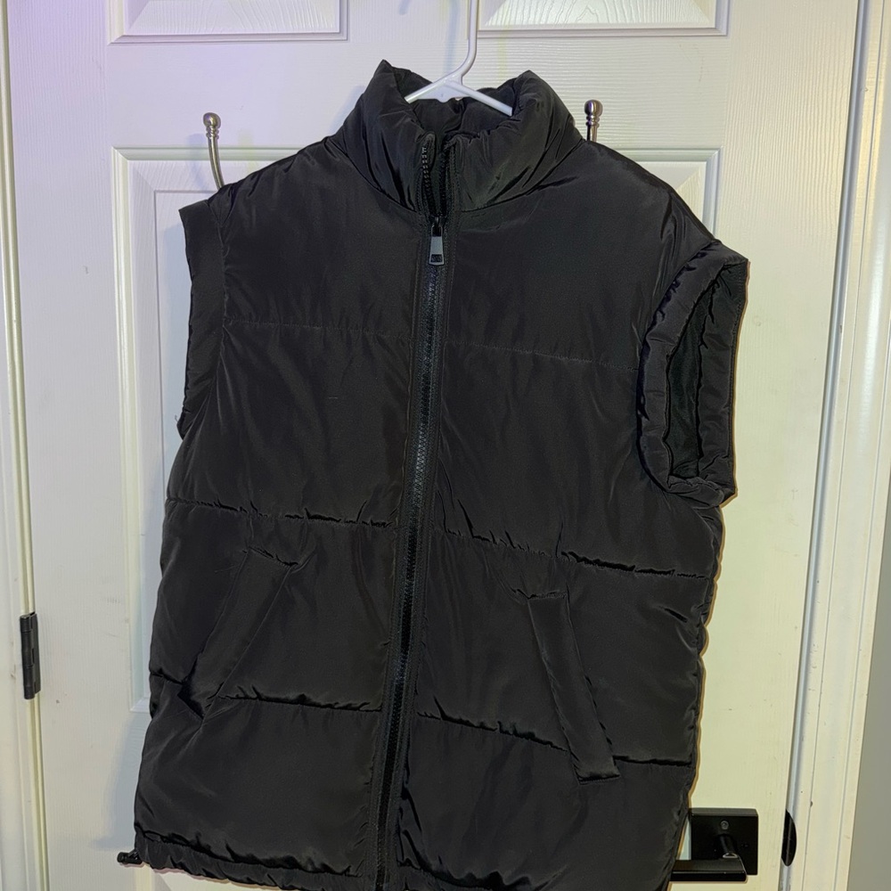 Black Puffer Vest
